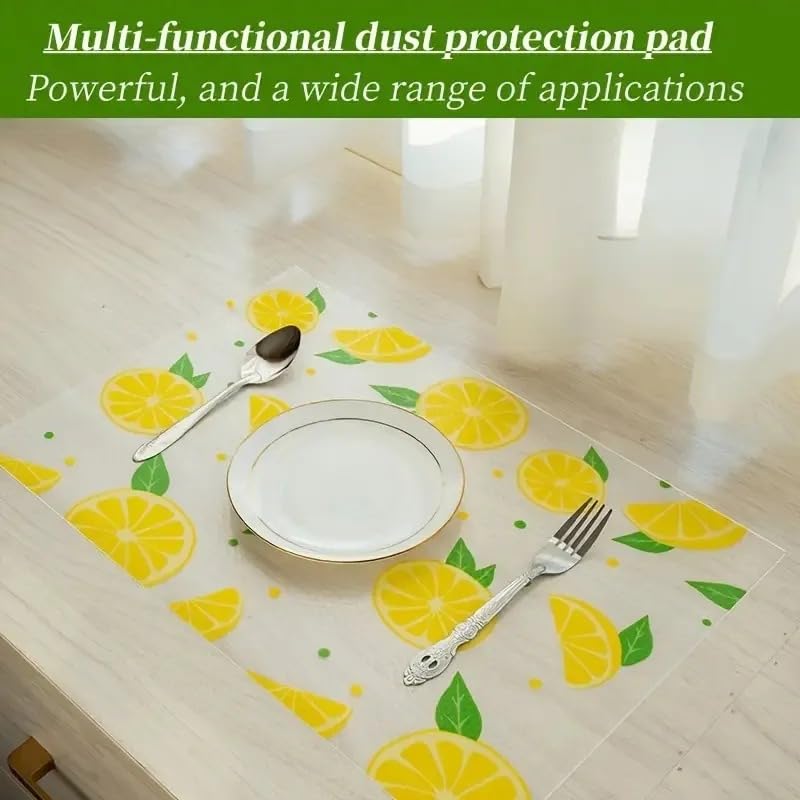 Fridge Mats, Kitchen Mat EVA Food Grade Multipurpose Washable Anti Slip Mat/Sheet for Fridge, Shelf Liners for Kitchen Shelves, Table, Kitchen Drawer mat - 45  x 150 cm