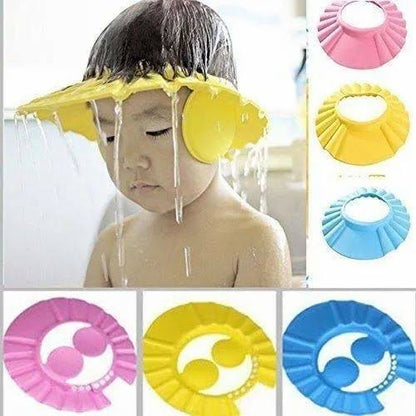 Baby Shower Cap Adjustable Hair Wash Hat for kids Infant Safe Children Kids Shampoo Bath Head Cover