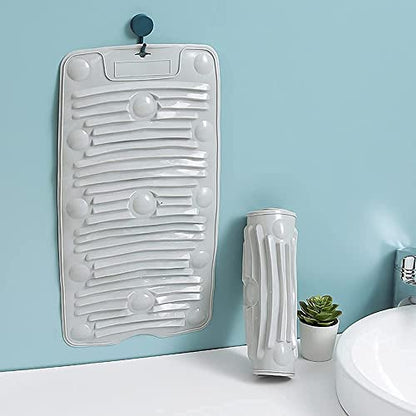 Foldable Wash Board Silicon Mat Mini Travelling Housing Washing Cleaning Laundry Pad Board Mat