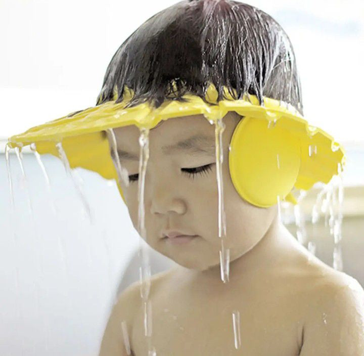 Baby Shower Cap Adjustable Hair Wash Hat for kids Infant Safe Children Kids Shampoo Bath Head Cover