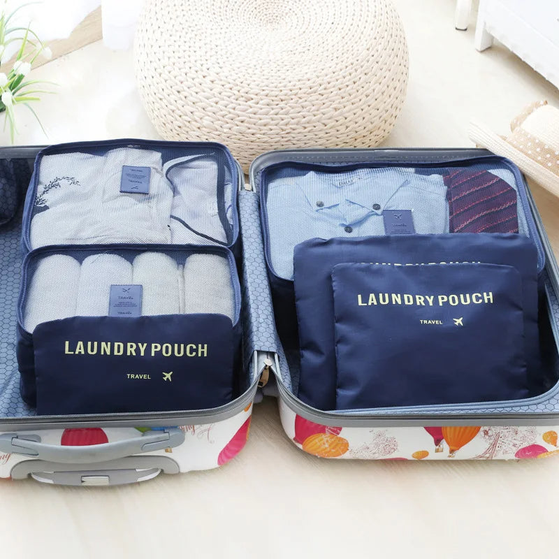 Travel 6pcs Pouch Organizer