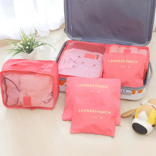 Travel 6pcs Pouch Organizer