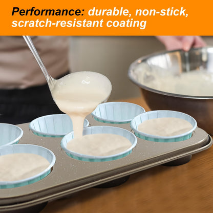 1pc Standard Muffin Pan 6 Cup Cupcake Baking Tray