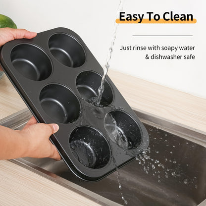 1pc Standard Muffin Pan 6 Cup Cupcake Baking Tray