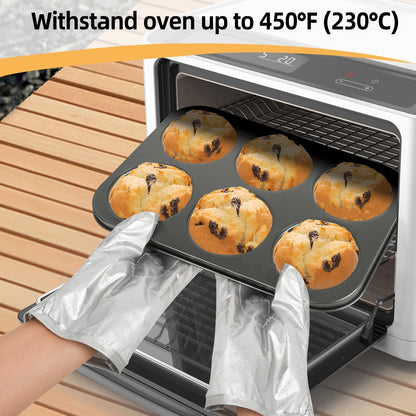 1pc Standard Muffin Pan 6 Cup Cupcake Baking Tray