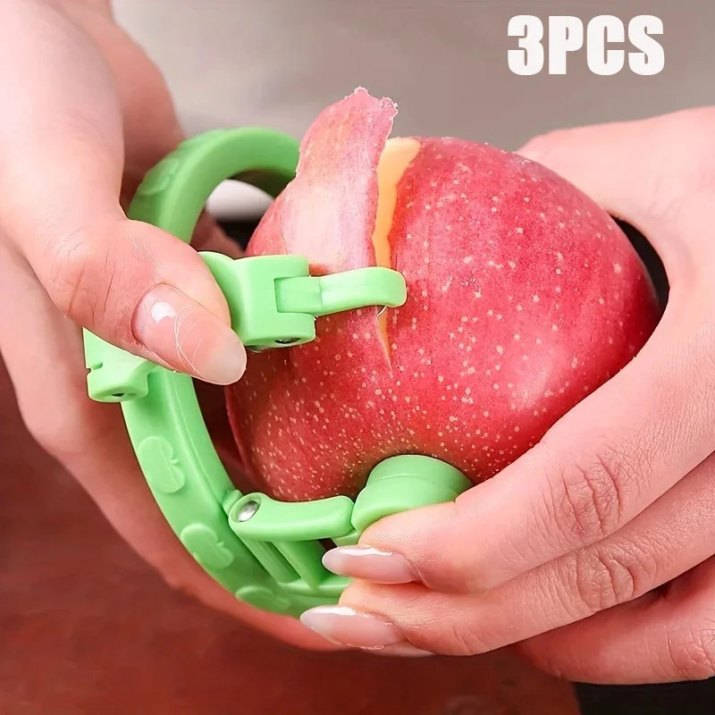 1 pcs Heavy Duty Rotating Fruit Peeler With 360° Rotating Mechanism Quick-Peel Kitchen Tool Non-Slip Grip For Apple Pears Melon