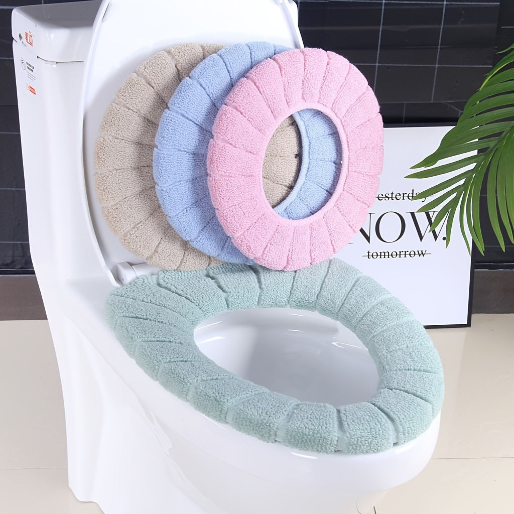 Toilet Cushion Household Toilet Universal for Four Seasons Toilet Seat Cover Toilet Large Size Winter Thickened Toilet Seat Cushion Toilet Ring Cushion