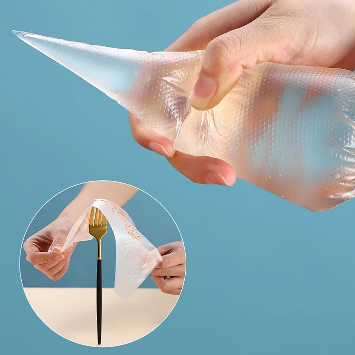 Disposable icing bag cake decorated shopper 100 pcs packing . 100 PCS Disposable Pastry Bags Cake Cream Decoration Kitchen Icing Food Preparation Bags Cup Cake Piping Tools For Baking