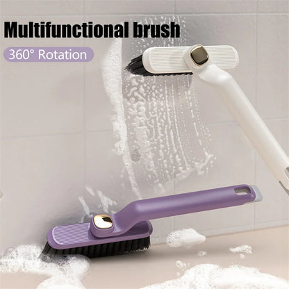 3in 1 Multi-Purpose Cleaning Brush, Tweezers, for Bathroom, Tile, Window, Groove, Dirt, Clip, Floor, Stiff Bristles