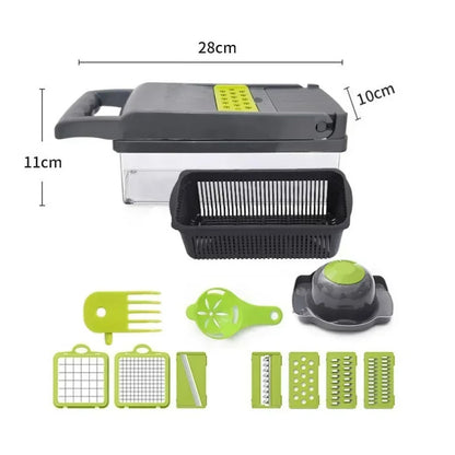 16 in 1 Multifunctional Vegetable Chopper Handle Food Grate Food Chopper Vegetable Slicer Dicer Cut Kitchen Items cocina