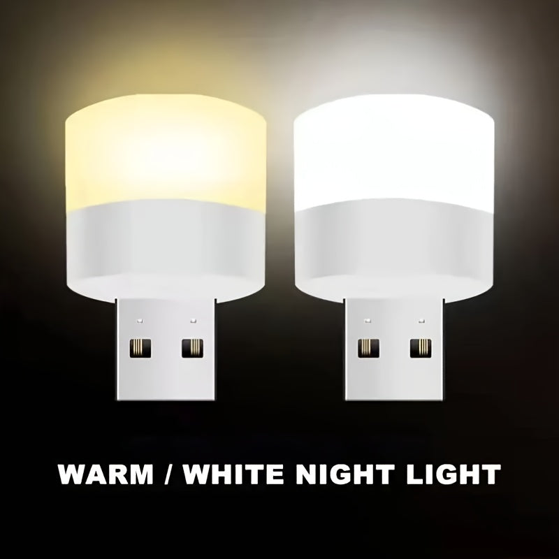 Mini USB Bulb Warm White LED Light for Camping Emergency Blackout Backup Power Outage Battery Operated Portable Lantern