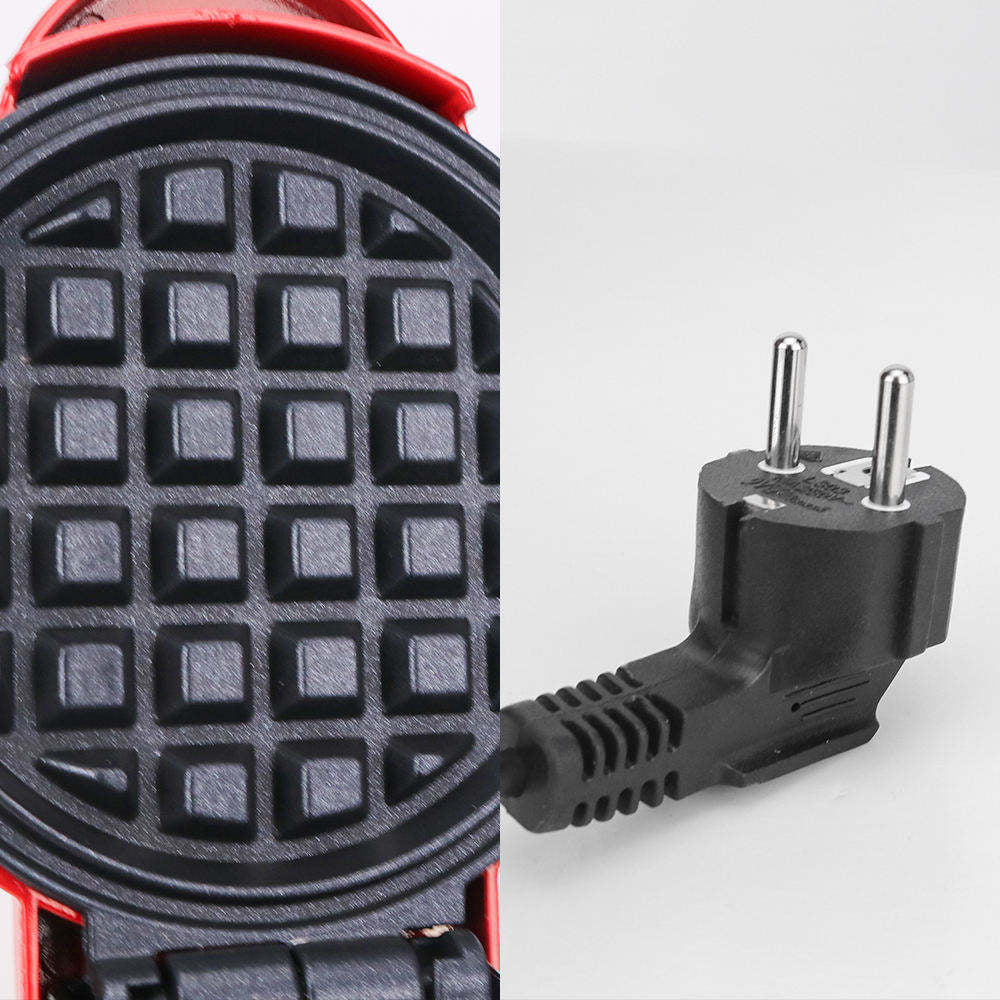 Waffle Maker Sandwich Cake Baking Tray, Household Breakfast Electric Baking Pan, Fully Automatic Multifunctional Mini Waffle Biscuit Machine