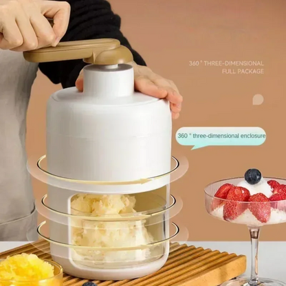 Household Hand-Operated Shaved Ice Milk Shake Making Smoothie Machine Kitchen Hand Ice Breaker Mein Mein Ice Shaved Ice