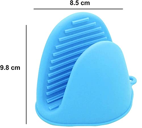 2 pcs Silicon pot holder - silicon oven mitts , heat resistant gloves , kitchen accessories anti slip baking mitts , silicon hot pot holders , best Kitchen tool