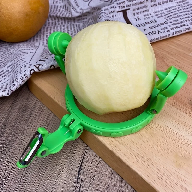 1 pcs Heavy Duty Rotating Fruit Peeler With 360° Rotating Mechanism Quick-Peel Kitchen Tool Non-Slip Grip For Apple Pears Melon