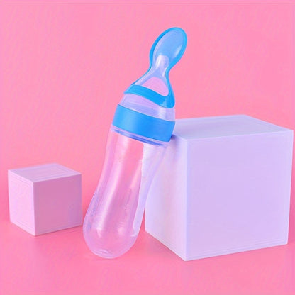 Baby Spoon Feeder-Feeder with Spoon-Silicone Spoon Feeder-Baby Silicon Spoon Feeder-Spoon bottle Feeder-Spoon Feeder Silicon