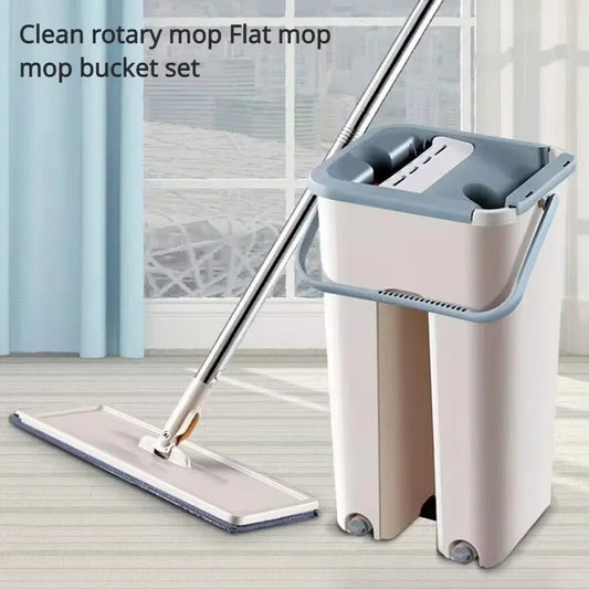 Mop magic Floor Squeeze squeeze mop with bucket flat bucket rotating mop for wash floor house home cleaning cleaner easy