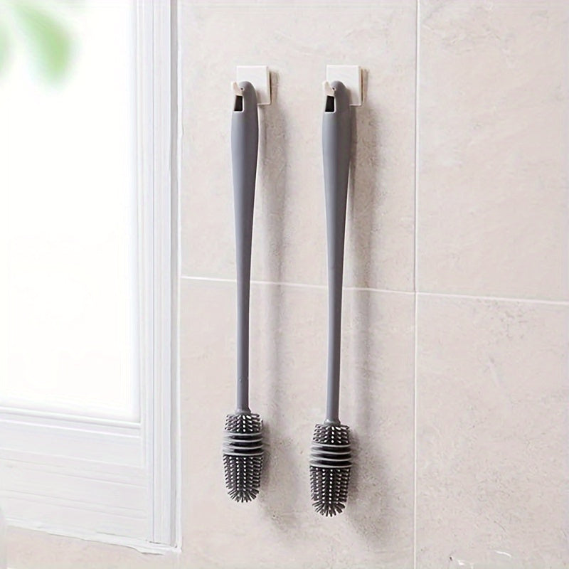 Bottle Brush Insulation Cup Washing No Deadend Long Handled Silicone Cleaning Brush Household Multifunctional Cleaning Tools