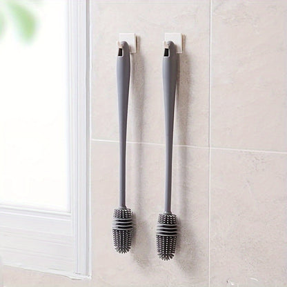 Bottle Brush Insulation Cup Washing No Deadend Long Handled Silicone Cleaning Brush Household Multifunctional Cleaning Tools