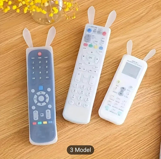 1 Pcs Dustproof Silicone Remote Control Covers TV & AC Remote Control Case Dust Protect Storage Bag