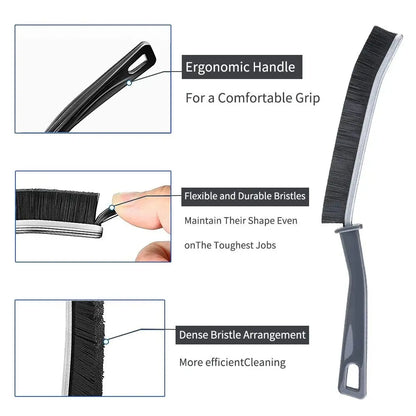 1 pcs Stiff Bristle Cleaning Brushes for Shower Floor Line, Joint Frequency Angle, Durable, Grout Space, Books, Kitchen, Toilet, Tile