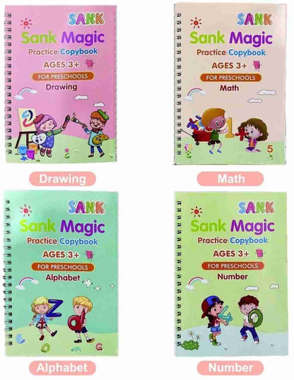 Child Calligraphy Books Mathematics Math Notebooks Montessori Copybooks French Book for Kids Writing Notebook Magic Copybook