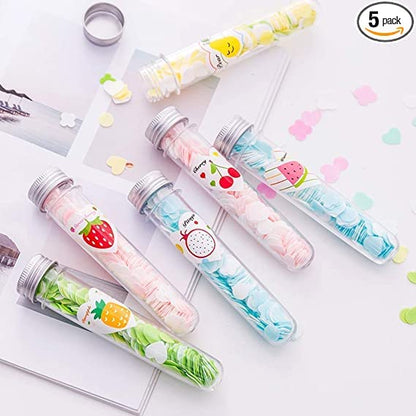 Flower Soap Tube Paper Soap For Travelling  Disposable Hand Washing Cleaning Paper Soap Foaming Paper Soap For Travel