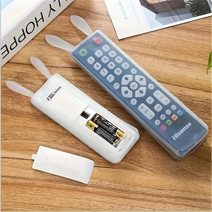 1 Pcs Dustproof Silicone Remote Control Covers TV & AC Remote Control Case Dust Protect Storage Bag