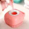 Silicone Body Bath Brush - Exfoliating, Massaging, and Cleansing Tool - Blue, Pink and Yellow