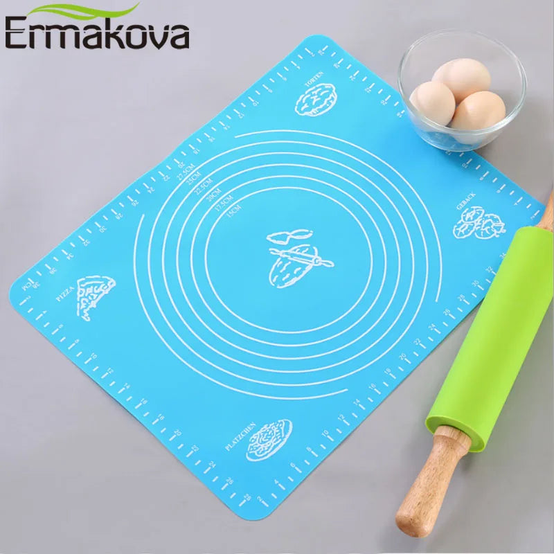 Big size Roti Mat Non-Stick Silicone Baking Polymers with Measurement, Rolling Dough, Heat Degree Pad, Board Dramatically