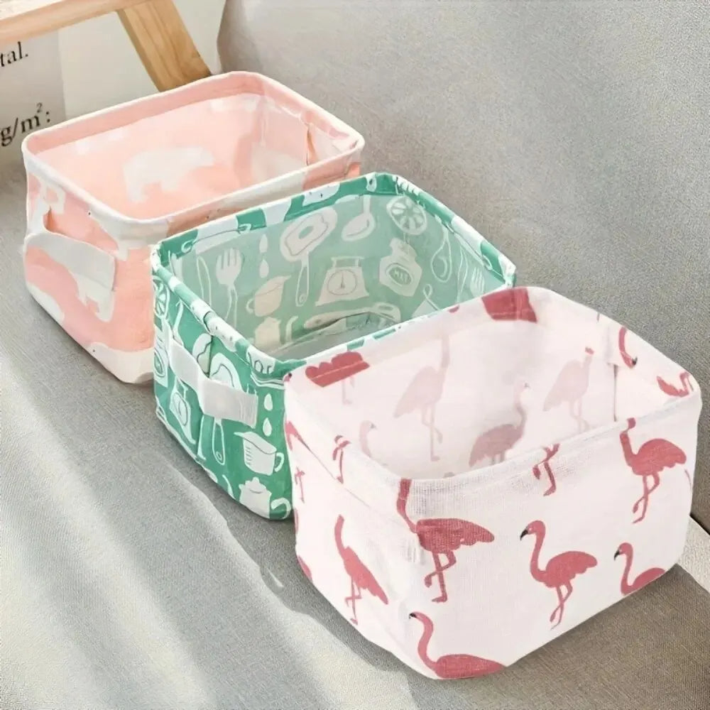 Mini Foldable Storage Box Organizer