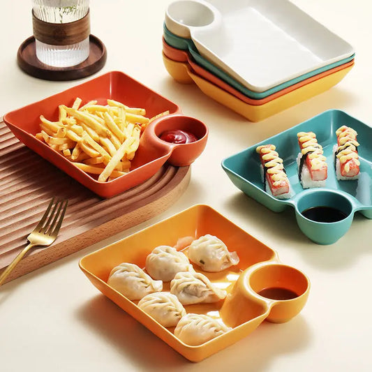 Pack of 4 Fries Dumpling Plates