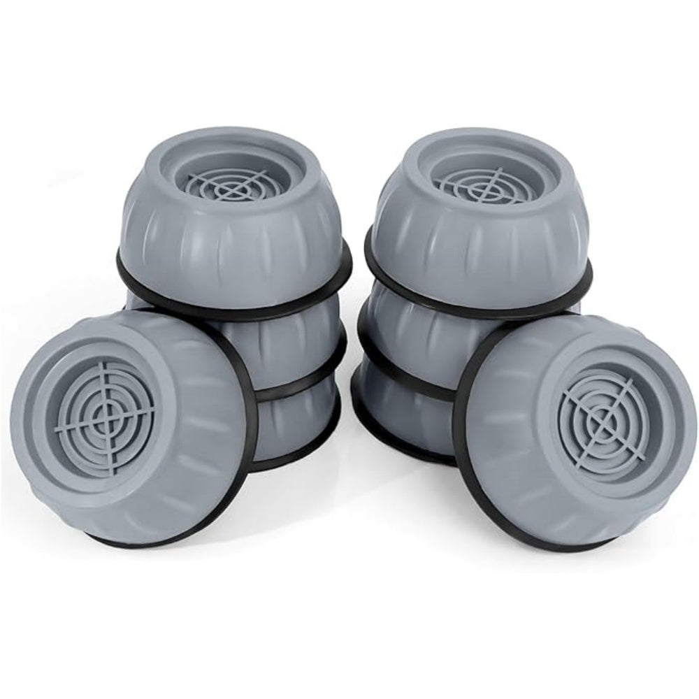 New Noise Reducation Washing Machine Rubber Mat Universal Fixed Washing Machine Stand Anti-Vibration Feet Pads Refrigerator Base Fixed Non-Slip Pad For Washing Machine, Fridge, Suction Cup Anti Walk Shock Absorber Feet Pads Lifting Base Furniture Pads