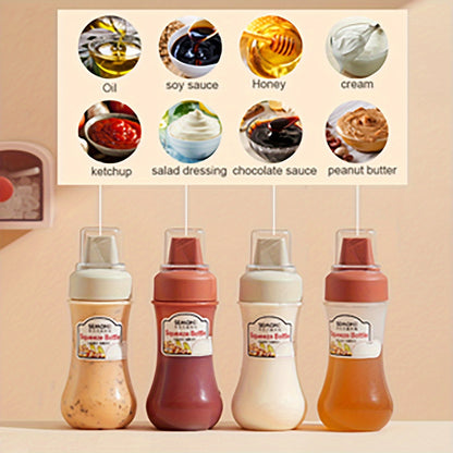 350 ml Squeezable sauce bottle for salad, ketchup, honey, jam, food - grade, for home kitchen, squeeze - type sauce bottle, oyster sauce squeeze bottle