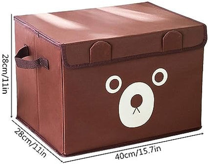 Panda Storage Box - Foldable Cartoon Cute Bear Storage Box For Clothes & Kids Toys