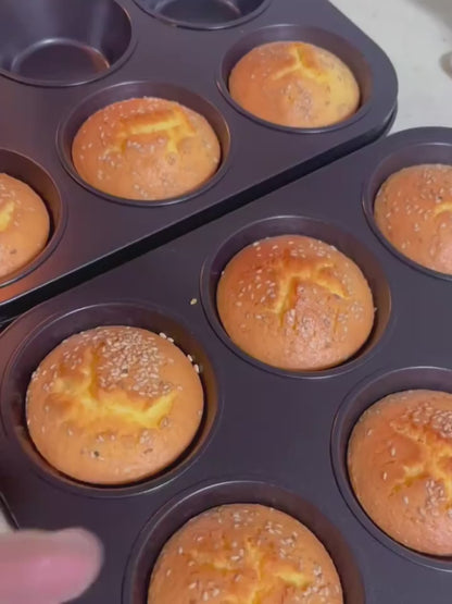 1pc Standard Muffin Pan 6 Cup Cupcake Baking Tray