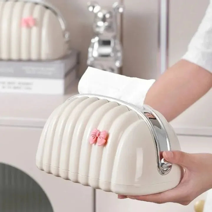 Elegant shell tissue box