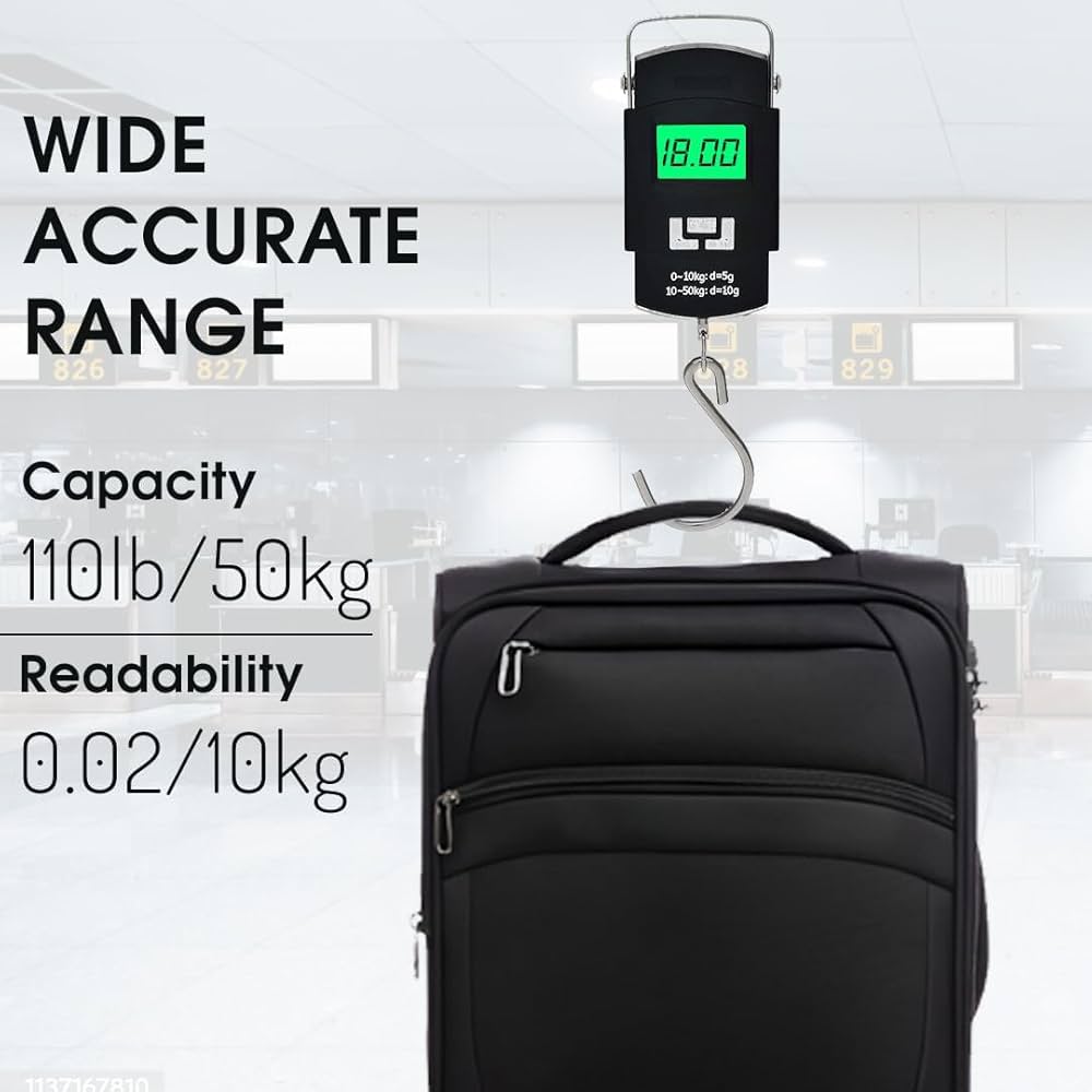 50KG Digital LED Screen Luggage Portable Weight Scale