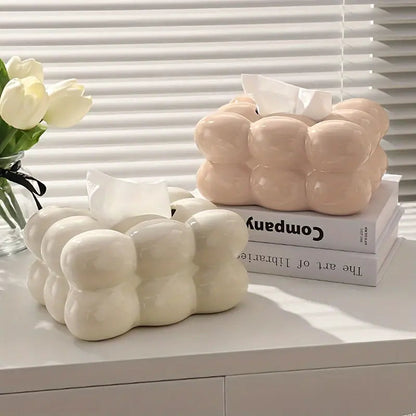 Bubble Bow Tissue Box