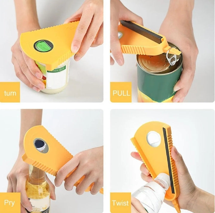 4-in-1 Multi-Function Bottle & Can Opener