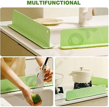 Silicon Sink Splash Guard with double suction