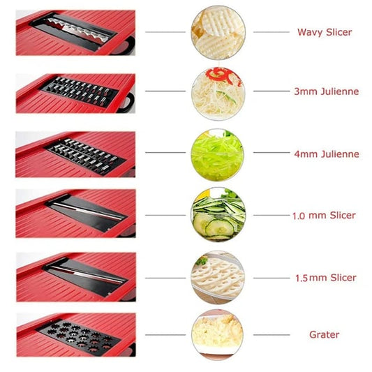 10-in-1 Vegetable Cutter Mandoline Slicer