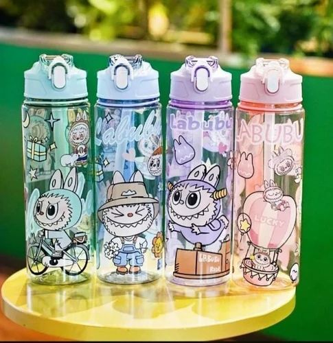 Labubu printed water bottle