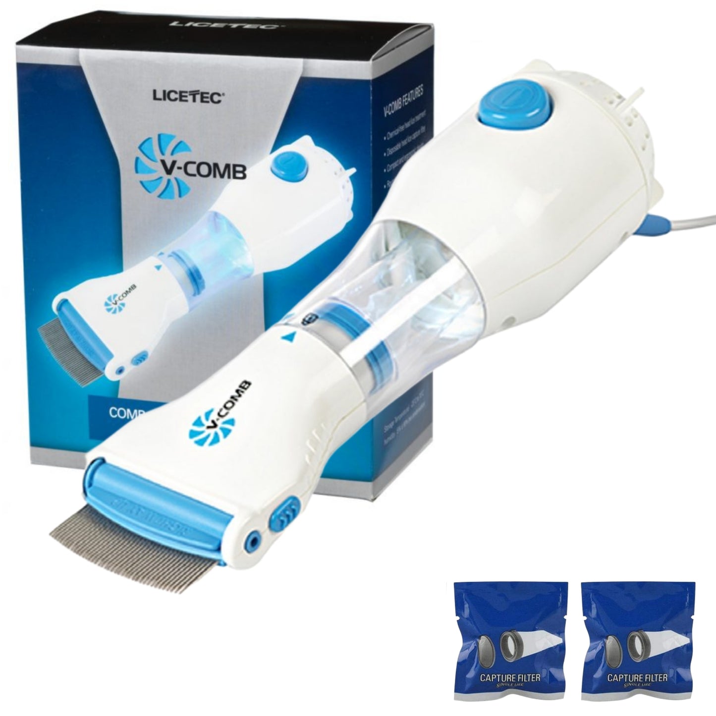 V-Comb Electronic Head Lice Removal Machine – Anti-Lice Steel Comb