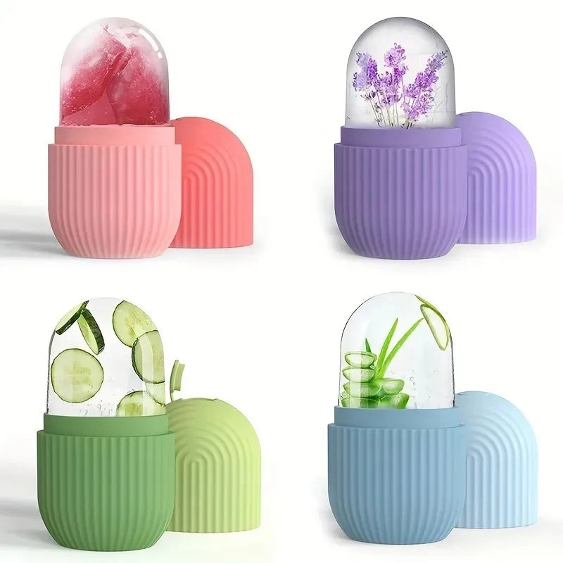 Silicone Ice Cube Roller Massager