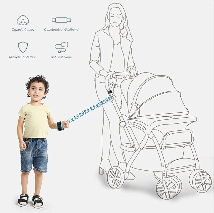 Baby Child Anti-Lost Wrist Link Safety Harness Strap Rope