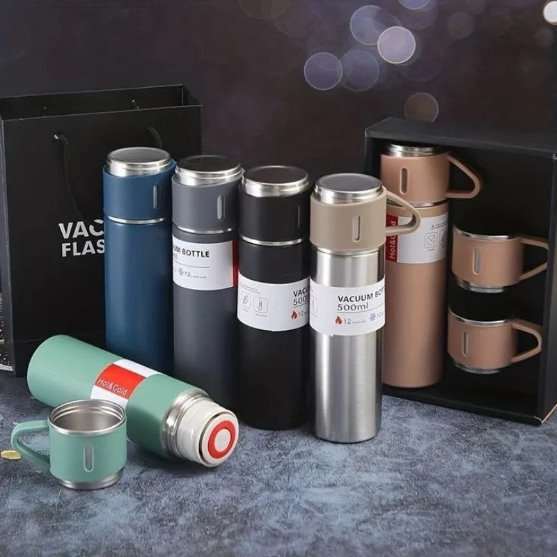 Stainless Steel Vaccume Flask Set