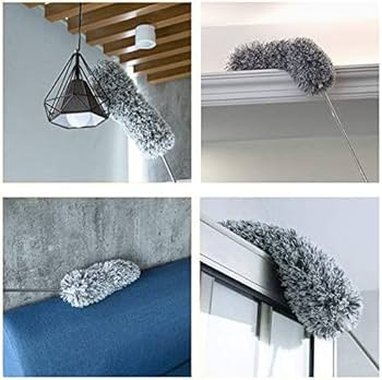 Microfiber Duster with Extension Pole – Ceiling Fan & High Ceiling Cleaner