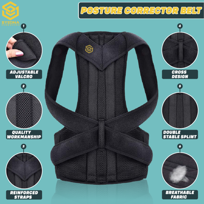 Posture Corrector Belt With Metal Rod