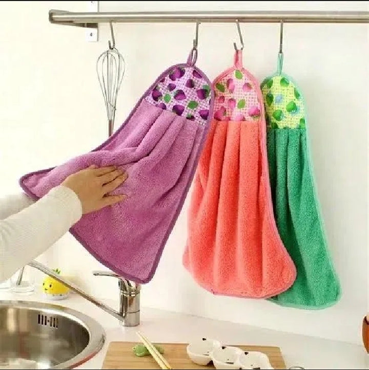 Super Absorbent Hanging Kitchen Hand Towel